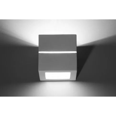 Szczegółowe zdjęcie nr 5 produktu Ceramiczny kinkiet kwadratowy E708-Rubin