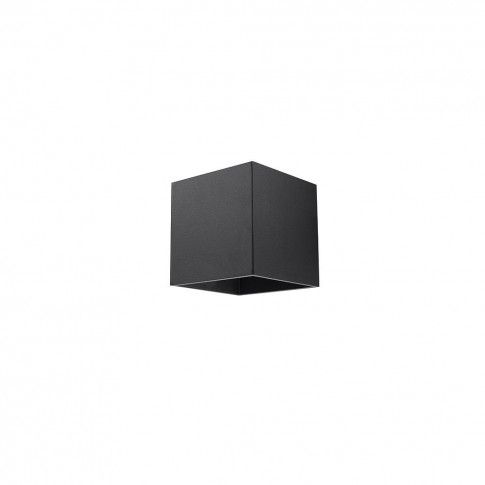 Szczegółowe zdjęcie nr 5 produktu Nowoczesny kinkiet LED E716-Quas - czarny