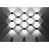 Fotografia Nowoczesny kinkiet LED E716-Quas - czarny z kategorii Kinkiety