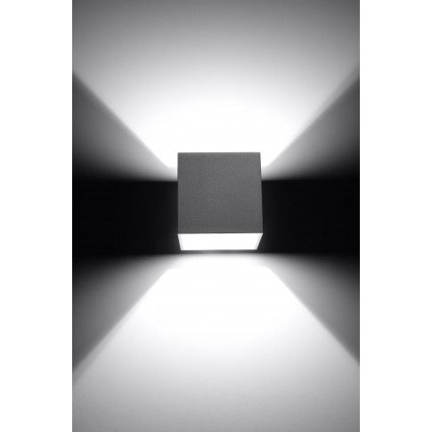 Zdjęcie szary minimalistyczny kinkiet LED E716-Quas - sklep Edinos.pl