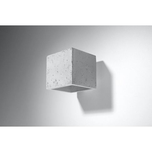 Szczegółowe zdjęcie nr 4 produktu Loftowy kinkiet betonowy E717-Quas