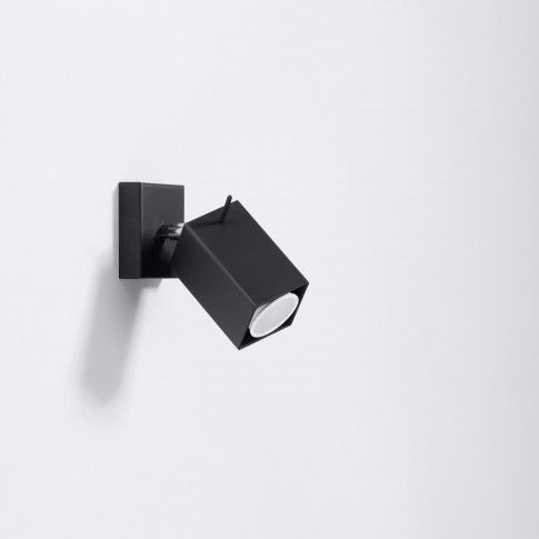 Zdjęcie czarny minimalistyczny kinkiet regulowany E721-Merids - sklep Edinos.pl