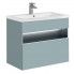 Zdjęcie wisząca miętowa szafka pod umywalkę Monako 2x 80 cm - sklep Edinos.pl