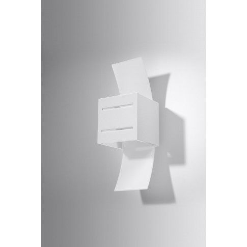 Zdjęcie biały kinkiet ścienny minimalistyczny E730-Lorete - sklep Edinos.pl