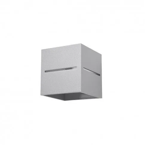 Szczegółowe zdjęcie nr 7 produktu Minimalistyczny kinkiet E731-Prima - szary