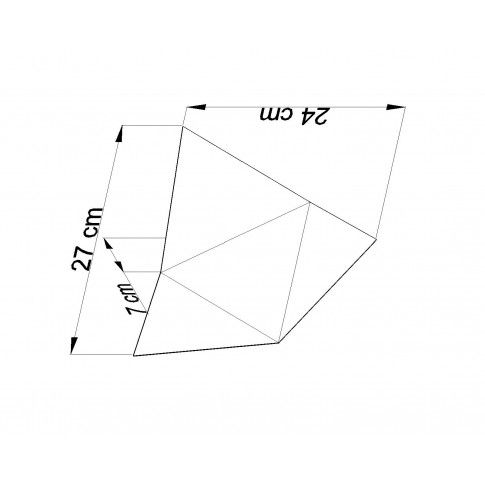 Szczegółowe zdjęcie nr 4 produktu Designerski kinkiet E745-Solids - biały