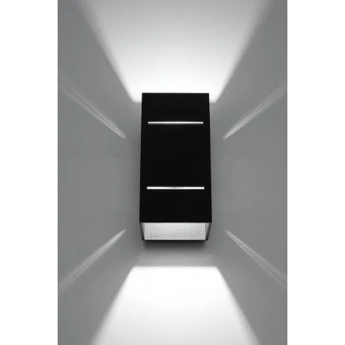 Szczegółowe zdjęcie nr 4 produktu Nowoczesny kinkiet biurowy E751-Milio - czarny