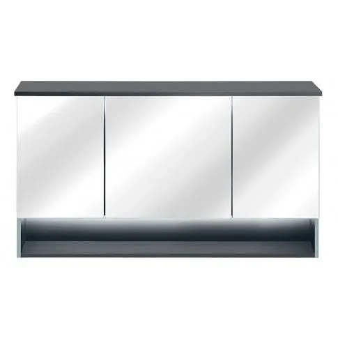 Szczegółowe zdjęcie nr 4 produktu Zestaw mebli łazienkowych z oświetleniem LED Monako 3Q 120 CM - Mięta