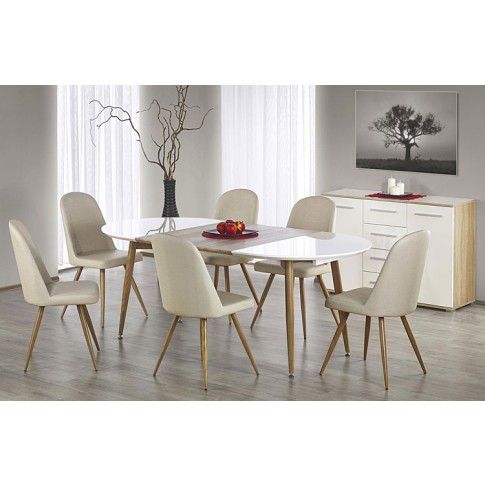 Szczegółowe zdjęcie nr 4 produktu Skandynawskie krzesło Dalal - dąb miodowy