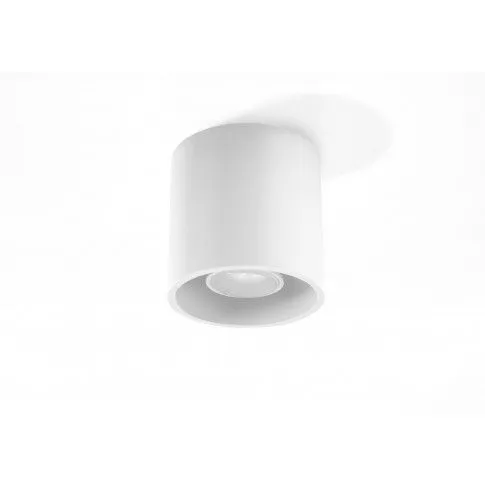 Szczegółowe zdjęcie nr 4 produktu Minimalistyczny plafon E760-Melvis - biały