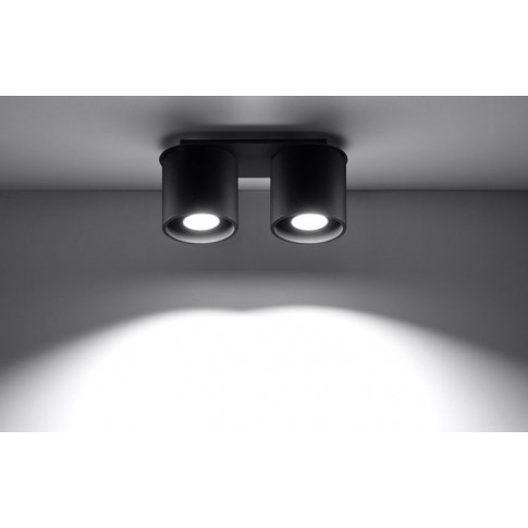 Fotografia Nowoczesny plafon LED E761-Orbil - czarny z kategorii Plafony