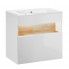 Zdjęcie biała podwieszana szafka pod umywalkę Monako 2X 60 cm - sklep Edinos.pl