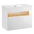 Zdjęcie biała szafka umywalkowa z szufladą Monako 2X 80 cm - sklep Edinos.pl