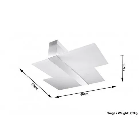 Szczegółowe zdjęcie nr 5 produktu Szklany elegancki plafon E764-Masimi