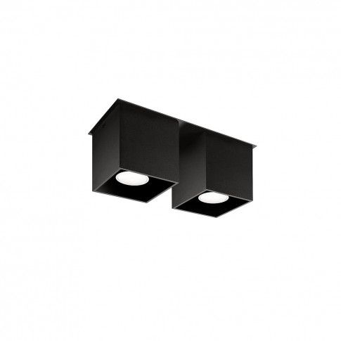 Szczegółowe zdjęcie nr 5 produktu Podwójny plafon LED E767-Quas - czarny