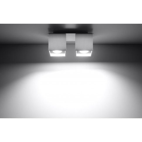 Szczegółowe zdjęcie nr 4 produktu Minimalistyczny plafon E767-Quas - biały