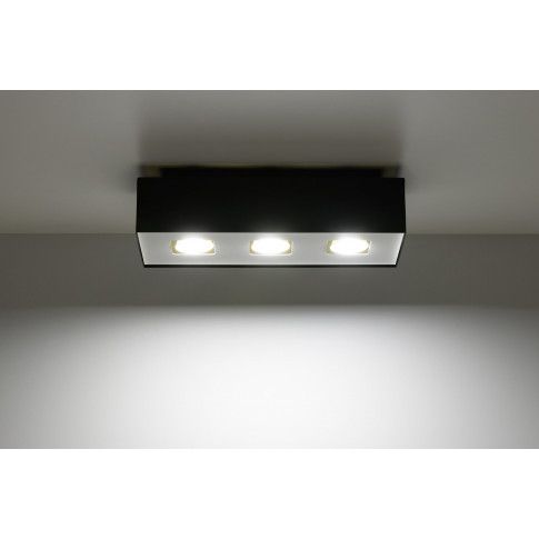 Szczegółowe zdjęcie nr 4 produktu Nowoczesny plafon LED E775-Mons - czarny