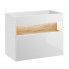 Szczegółowe zdjęcie nr 4 produktu Zestaw mebli łazienkowych z oświetleniem LED Monako 2Q 80 cm - Biały połysk