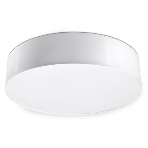 Zdjęcie produktu Okrągły minimalistyczny plafon E779-Arens - biały.