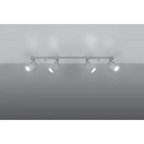 Szczegółowe zdjęcie nr 4 produktu Minimalistyczny plafon regulowane tuby E785-Sewo - biały