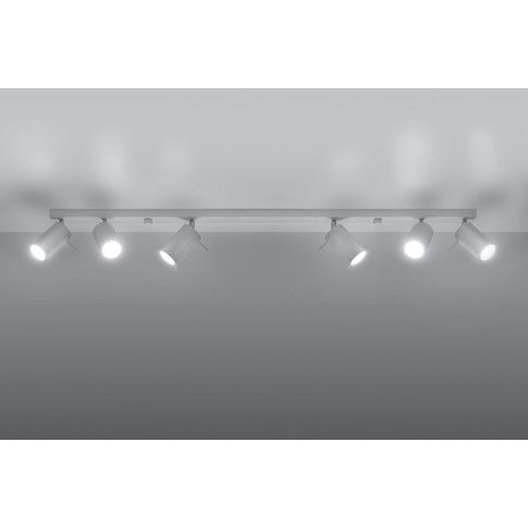 Szczegółowe zdjęcie nr 4 produktu Regulowany plafon LED E786-Rins - biały
