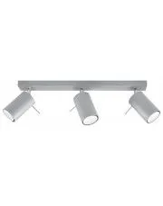 Minimalistyczny plafon LED E783-Rins - szary w sklepie Edinos.pl