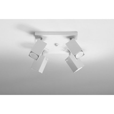 Fotografia Kwadratowy plafon LED E789-Merids - biały z kategorii Plafony
