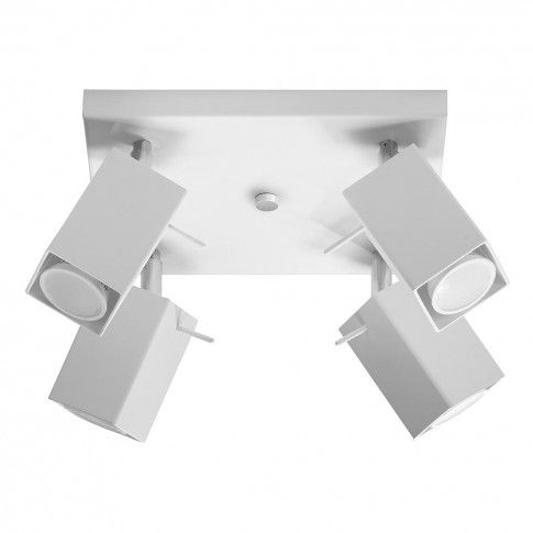 Szczegółowe zdjęcie nr 5 produktu Kwadratowy plafon LED E789-Merids - biały