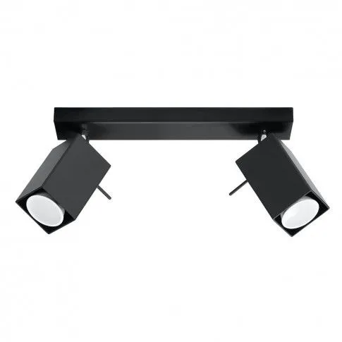 Szczegółowe zdjęcie nr 4 produktu Minimalistyczny plafon LED E787-Merids - czarny