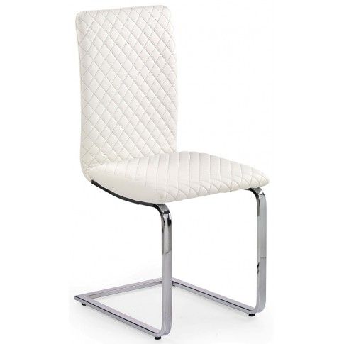 Zdjęcie produktu Krzesło pikowane Dimon - białe.