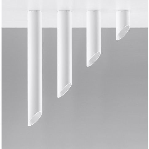 Szczegółowe zdjęcie nr 4 produktu Minimalistyczny plafon LED E792-Peni - biały