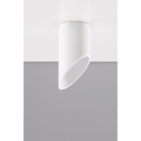 Fotografia Minimalistyczny plafon LED E792-Peni - biały z kategorii Plafony