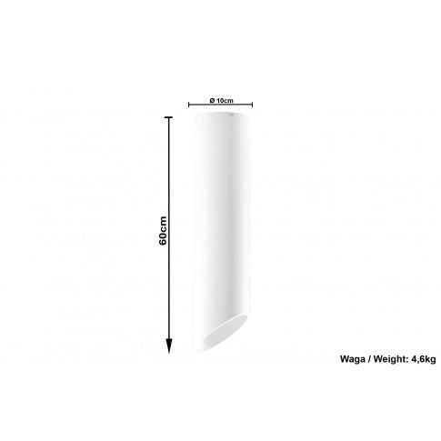 Szczegółowe zdjęcie nr 5 produktu Halogenowy plafon tuba E794-Peni - biały