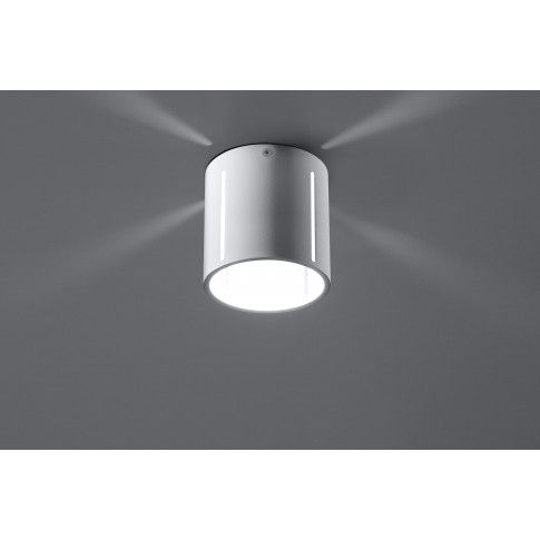 Szczegółowe zdjęcie nr 4 produktu Nowoczesny okrągły plafon LED E803-Iner - biały