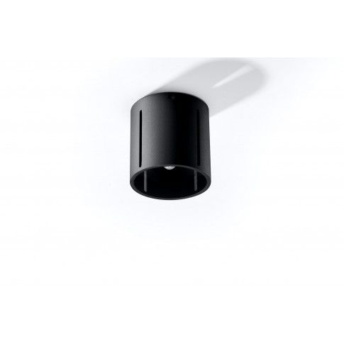 Szczegółowe zdjęcie nr 4 produktu Okrągły plafon tuba LED E803-Iner - czarny