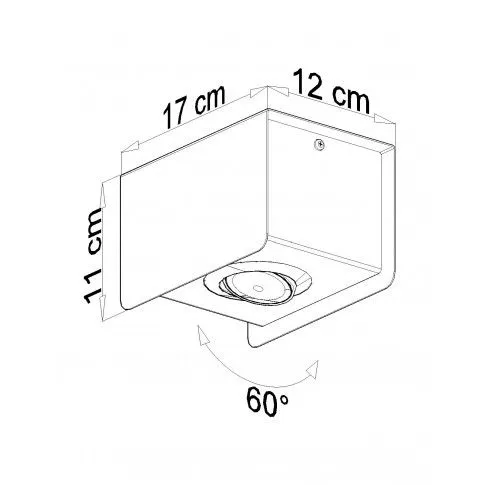 Szczegółowe zdjęcie nr 4 produktu Nowoczesny plafon LED E804-Samanti - biały