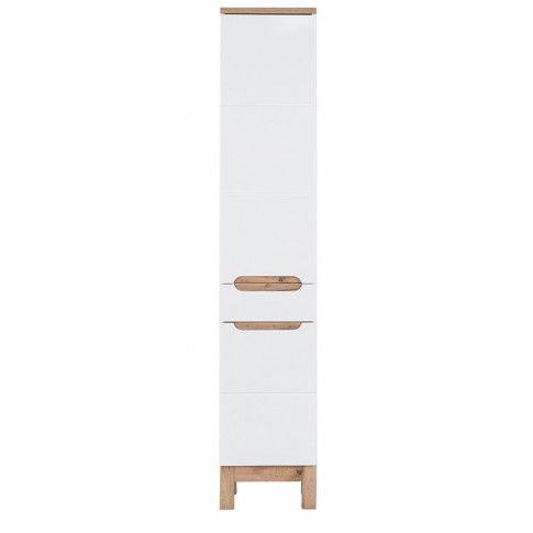 Zdjęcie produktu Słupek łazienkowy stojący Marsylia 2X - Biały połysk.