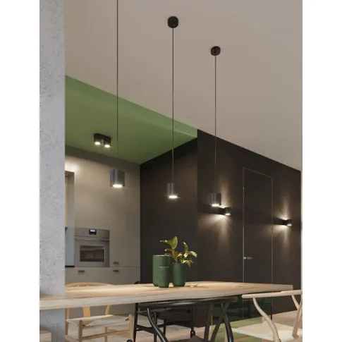 Fotografia Czarna okrągła lampa wisząca - E815-Melvis z kategorii Kuchnia i Jadalnia