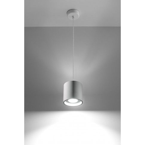 Szczegółowe zdjęcie nr 4 produktu Minimalistyczna lampa wisząca E815-Orbil - biały