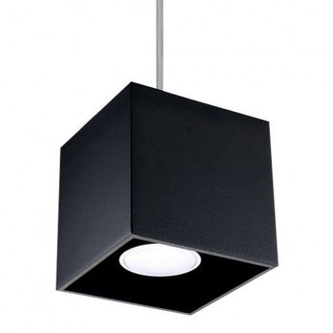 Zdjęcie produktu Kwadratowa lampa wisząca E816-Quas - czarny.