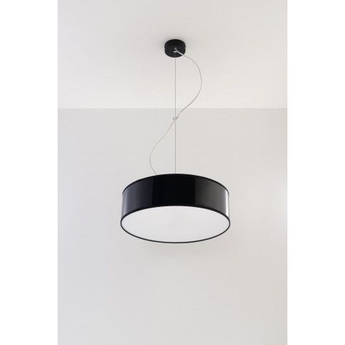 Fotografia Okrągła lampa wisząca E817-Arens - czarny z kategorii Kuchnia i Jadalnia