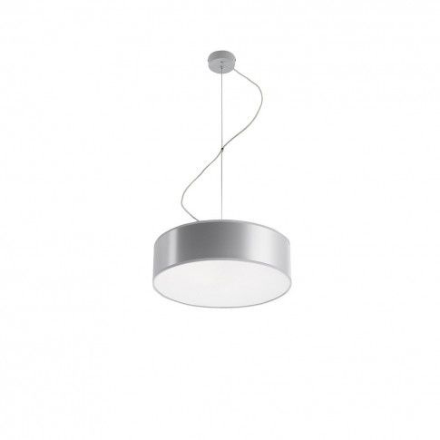 Szczegółowe zdjęcie nr 5 produktu Minimalistyczna lampa wisząca E817-Arens - szary