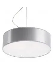 Minimalistyczna lampa wisząca E817-Arens - szary w sklepie Edinos.pl