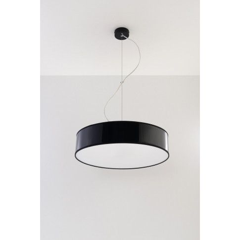 Fotografia Okrągła lampa wisząca LED E818-Arens - czarny z kategorii Kuchnia i Jadalnia