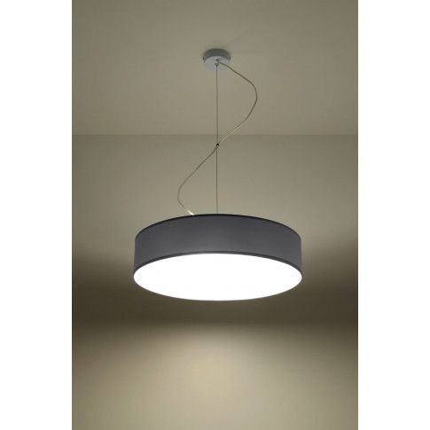 Zdjęcie szara minimalistyczna lampa wisząca E818-Arens - sklep Edinos.pl