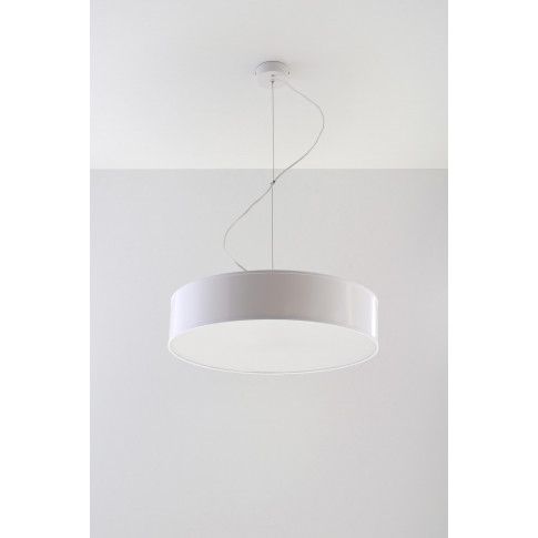 Fotografia Designerska lampa wisząca LED E818-Arens - biały z kategorii Lampy wiszące
