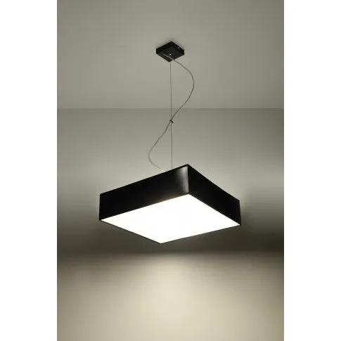 Zdjęcie czarna kwadratowa lampa wisząca E819-Retos | Edinos.pl