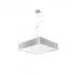 Szczegółowe zdjęcie nr 5 produktu Kwadratowa lampa wisząca E819-Retos - szary