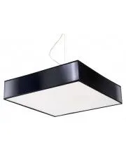 Nowoczesna kwadratowa lampa wisząca E820-Retos - czarny w sklepie Edinos.pl