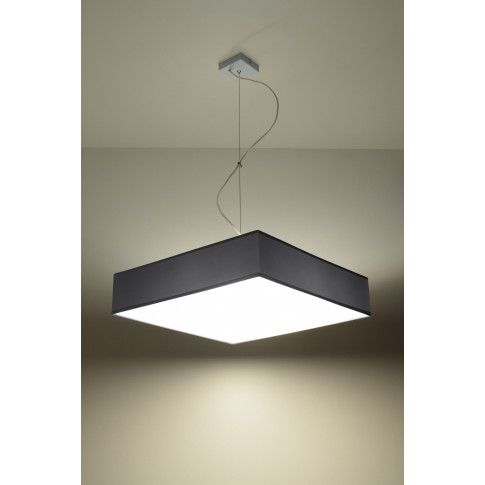 Zdjęcie szara lampa wisząca kwadratowa E820-Horux - sklep Edinos.pl